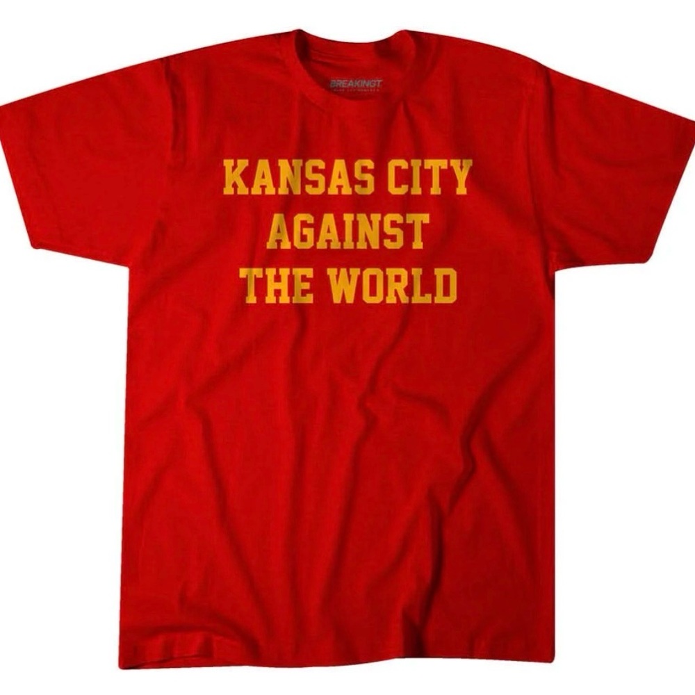 BraakingT: Kansas City Graphic Tee “KC Against the World” Size XL